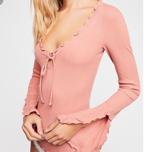 NWT Free People Fall For Your Top  L